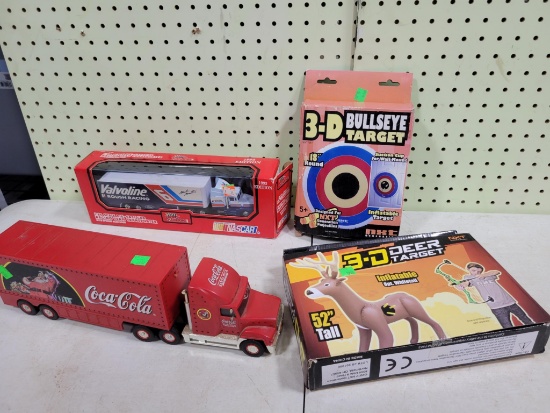 3-D Infaltable targets and 2 Semi Truck Models