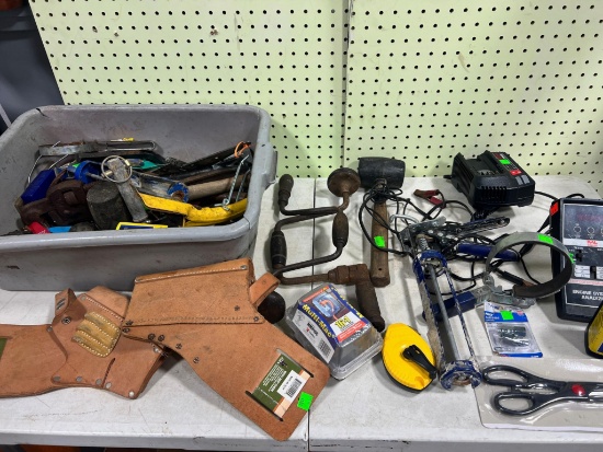 Tools, Drill Holsters, Charger, Brace, wrenches and more
