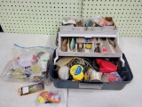 Tackle box, loaded with asst fishing tackle