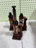 3- Hydraulic Bottle Jacks, no handles