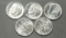 5- 1964 BU Roosevelt Dimes, sells times the money