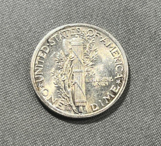 1942-S Mercury Dime