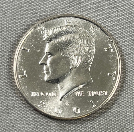 2001-D UNC Kennedy Half Dollar