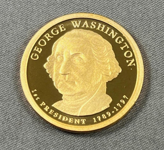 George Washington PROOF Presidential Dollar