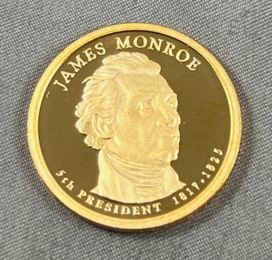 James Monroe PROOF Presidential Dollar