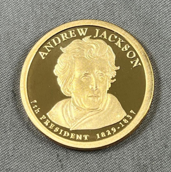 Andrew Jackson PROOF Presidential Dollar