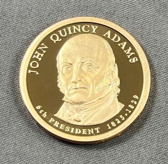 John Quincy Adams PROOF Presidential Dollar