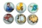 Marbles Garfield 25th Anniversary lot of Jabo Shooters