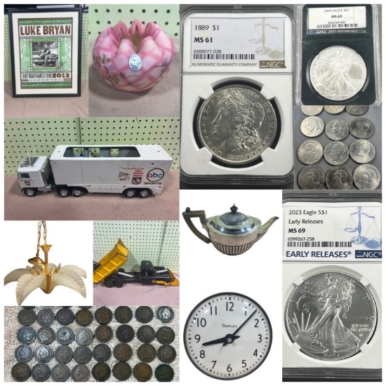 Coins, Collectibles, Mid Century, Artifacts & more