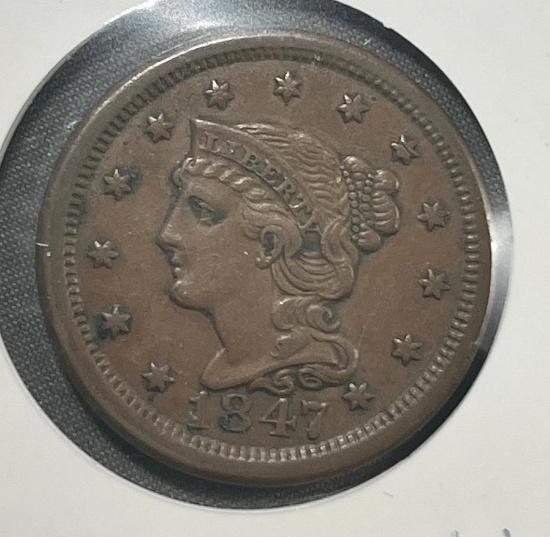 1847 Liberty Head Large Cent