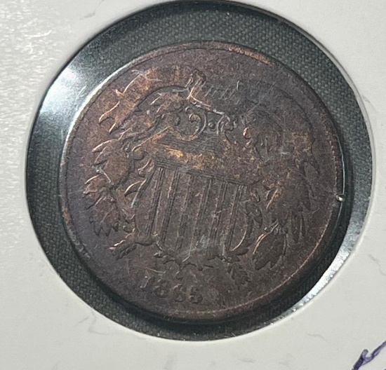 1865 US 2 Cent Piece