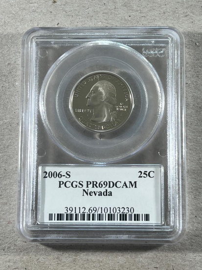 2006-S Washington Nevada Quarter in PCGS PR69DCAM Holder