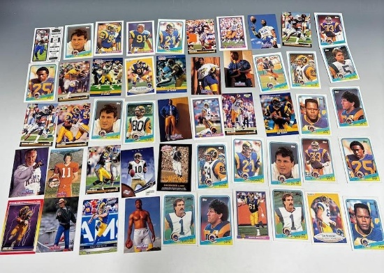 50 Rams Football Cards