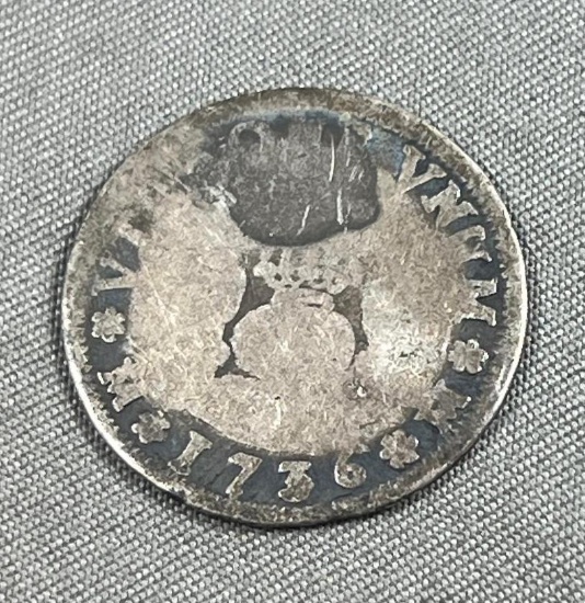 1736 Silver Coin, Great Britain?