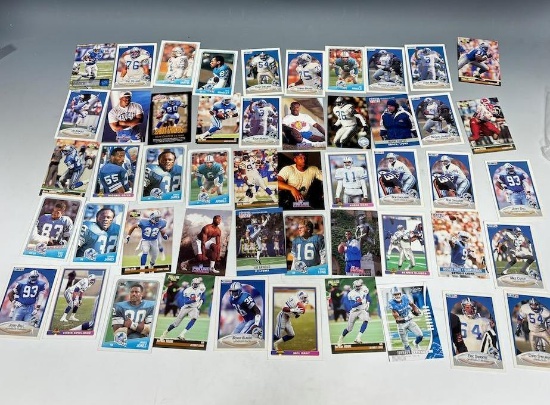 50 Lions Football Cards