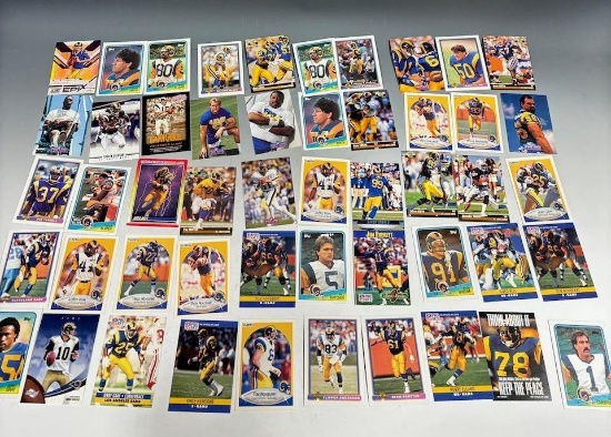 50 Rams Football Cards