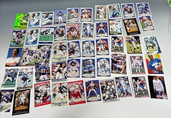 50 Colts Football Cards
