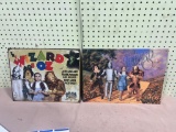 Wizard of OZ metal signs (2) largest is 12 1/2