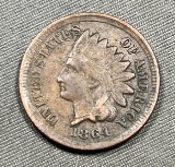 1864 Indianhead Cent, Civil War Coin w/ NEAR FULL LIBERTY
