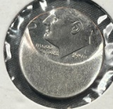 1990-P OFFSTRUCK Roosevelt Dime