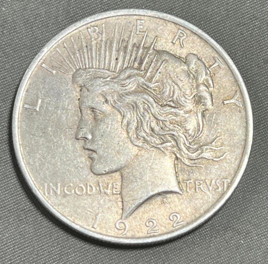 1922 Peace Silver Dollar 90% Silver