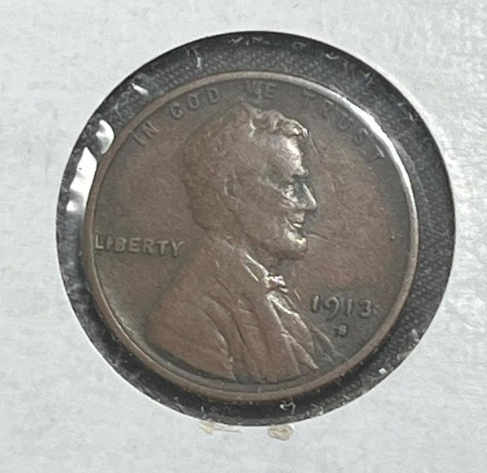 1913-S Lincoln Wheat Cent