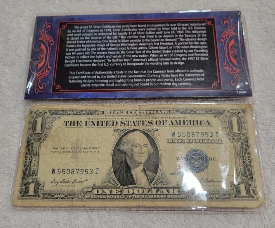 1935 F One Dollar Silver Certificate