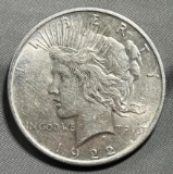 1922-D Peace Silver Dollar 90% Silver