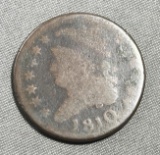 1810 US Half Cent, rotated die