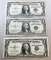 3- 1935 Silver Certificates, 1935 D,E,F, sells times the money
