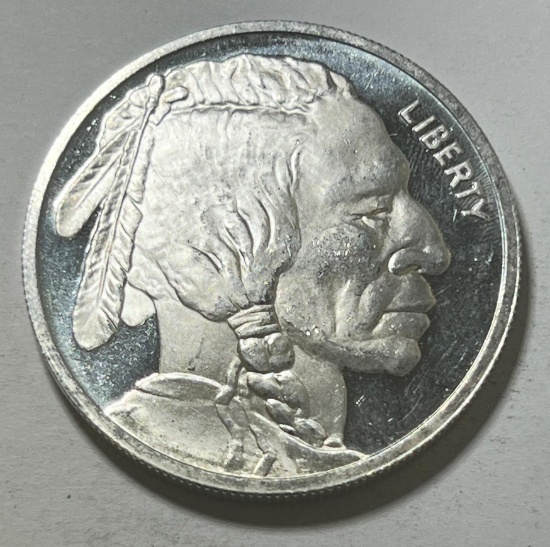 One Troy Ounce .999 Silver Round, SIGMA TESTED