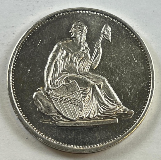 One Troy Ounce .999 Silver Round, SIGMA TESTED
