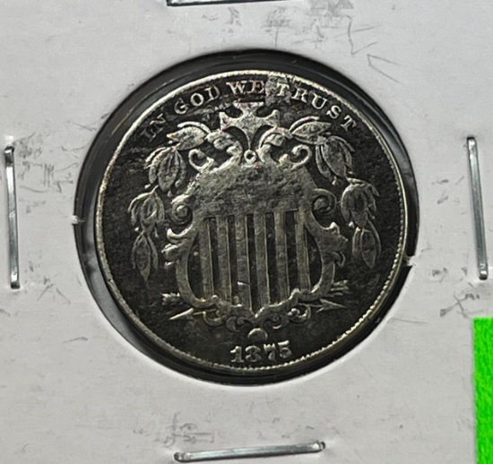 1875 US Shield Nickel