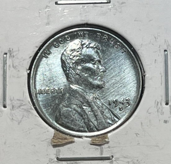 1943-D WW2 Steel Cent