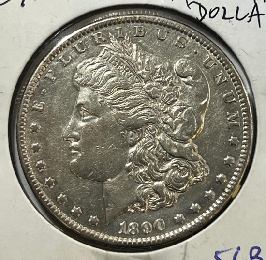 KEY DATE 1890-CC Morgan Silver Dollar (Carson City)