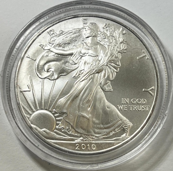 2010 US Silver Eagle .999 fine silver