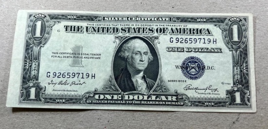 1935E Silver Certificate, Minimal Circulation