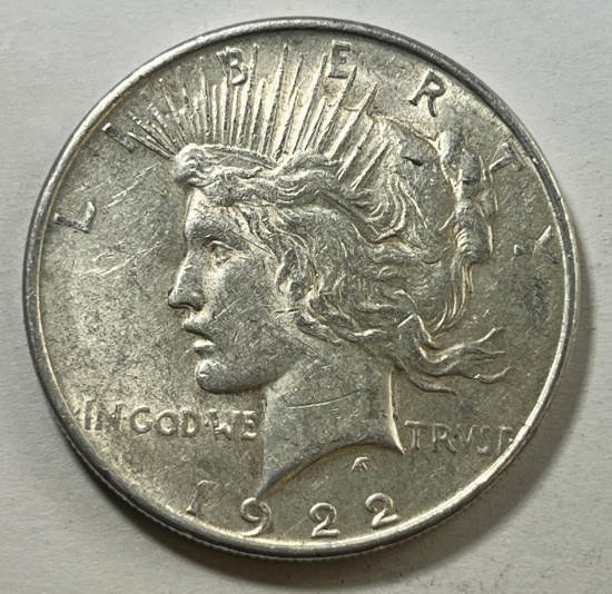 1922-D Peace Silver Dollar 90% Silver