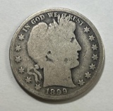 1899 Barber Half Dollar, 90% Silver