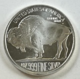 One Troy Ounce .999 Silver Round, SIGMA TESTED