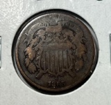 1865 US 2 Cent Piece