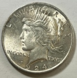 1924 Peace Silver Dollar 90% Silver