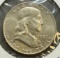 1957-D Franklin Half Dollar, 90% Silver