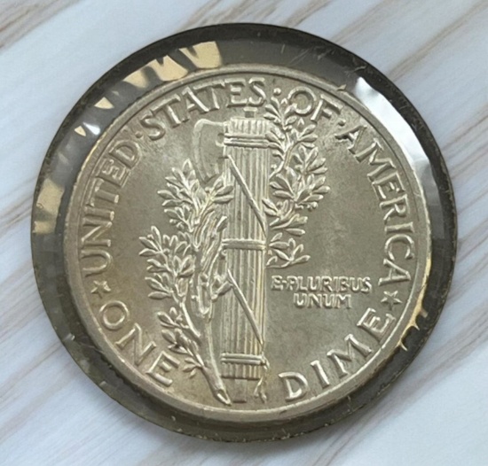 1931 US Mercury Dime, 90% Silver