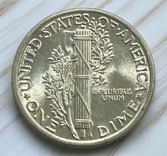 1941 US Mercury Dime, 90% Silver