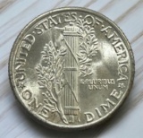 1940 US Mercury Dime, 90% Silver