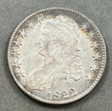1822 Capped Bust Half Dollar, FULL LIBERTY