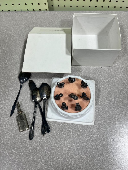 Plated Silver items including Snow White Birthday Candle Holder set by Reed & Barton and more