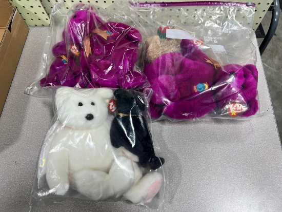 Beanie Baby Teddy Bear lot of 5 w/ tags