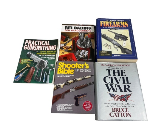 5- Books including Civil War and shooting related
